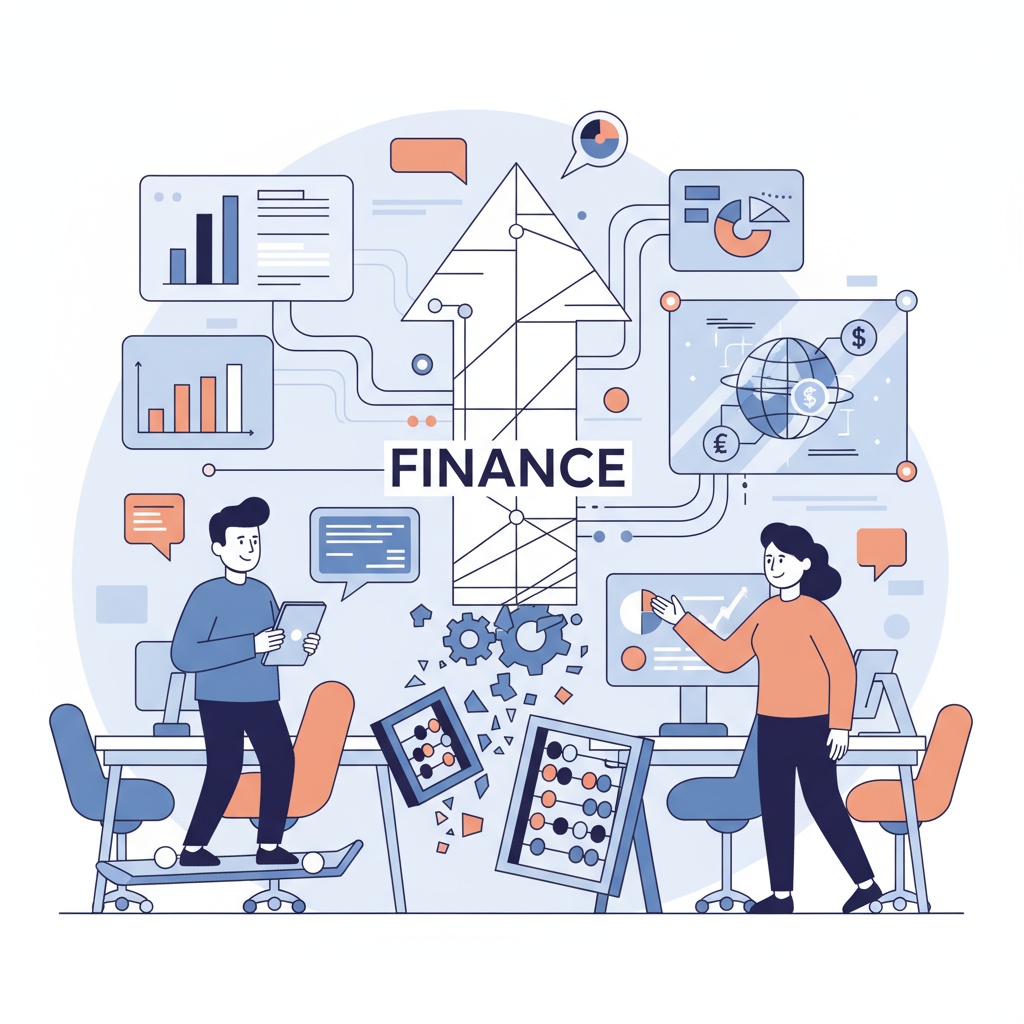 Blockchain technology transforming finance through decentralized systems and innovative investment solutions for modern businesses